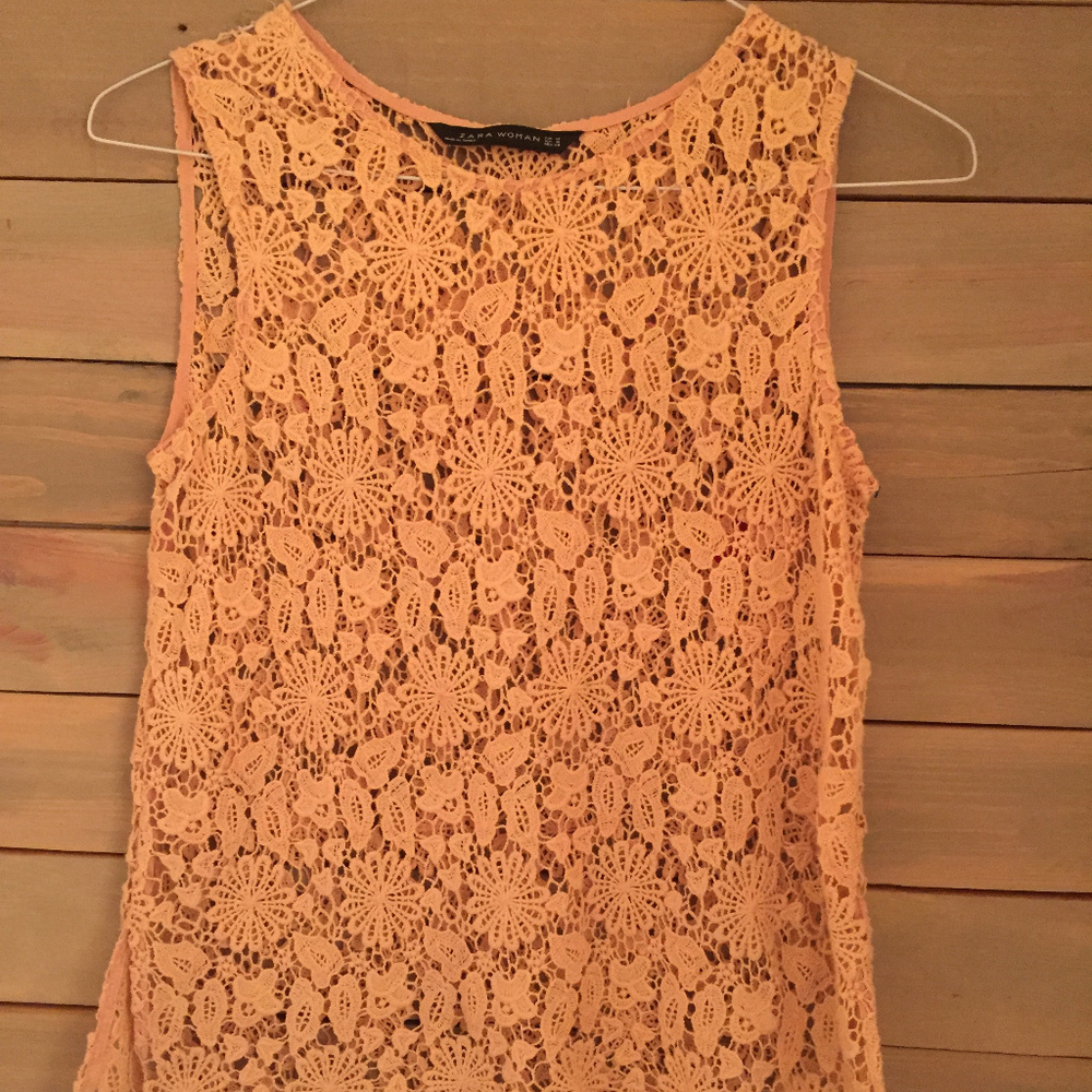 Crochet Pastel Classic Spring Whimsical Cottagecore Tank Women’s  Medium
